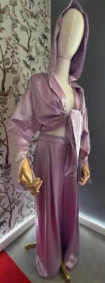 Completo Danamé in Satin Lavanda Perlato
