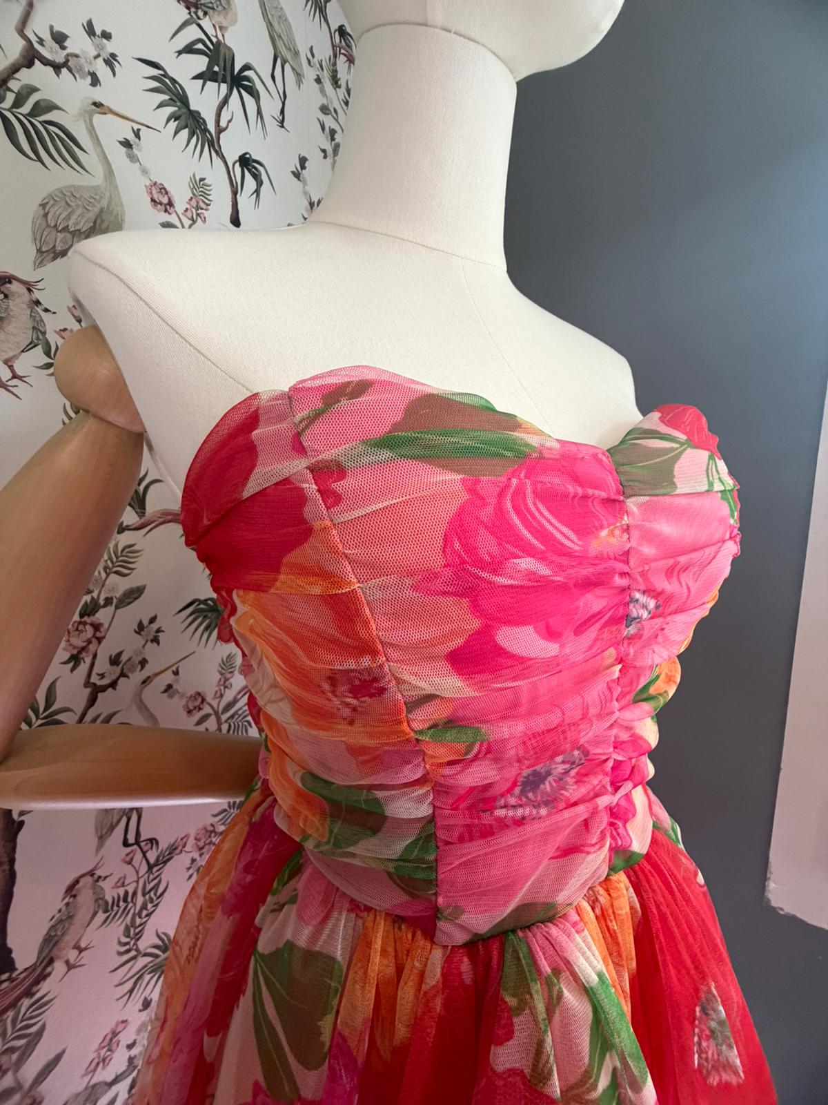 07-06-2026-1 Abito Floreale in Tulle Please – Made in Italy - Image 1