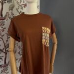 T-Shirt Take Two con Taschino Crochet Multicolor