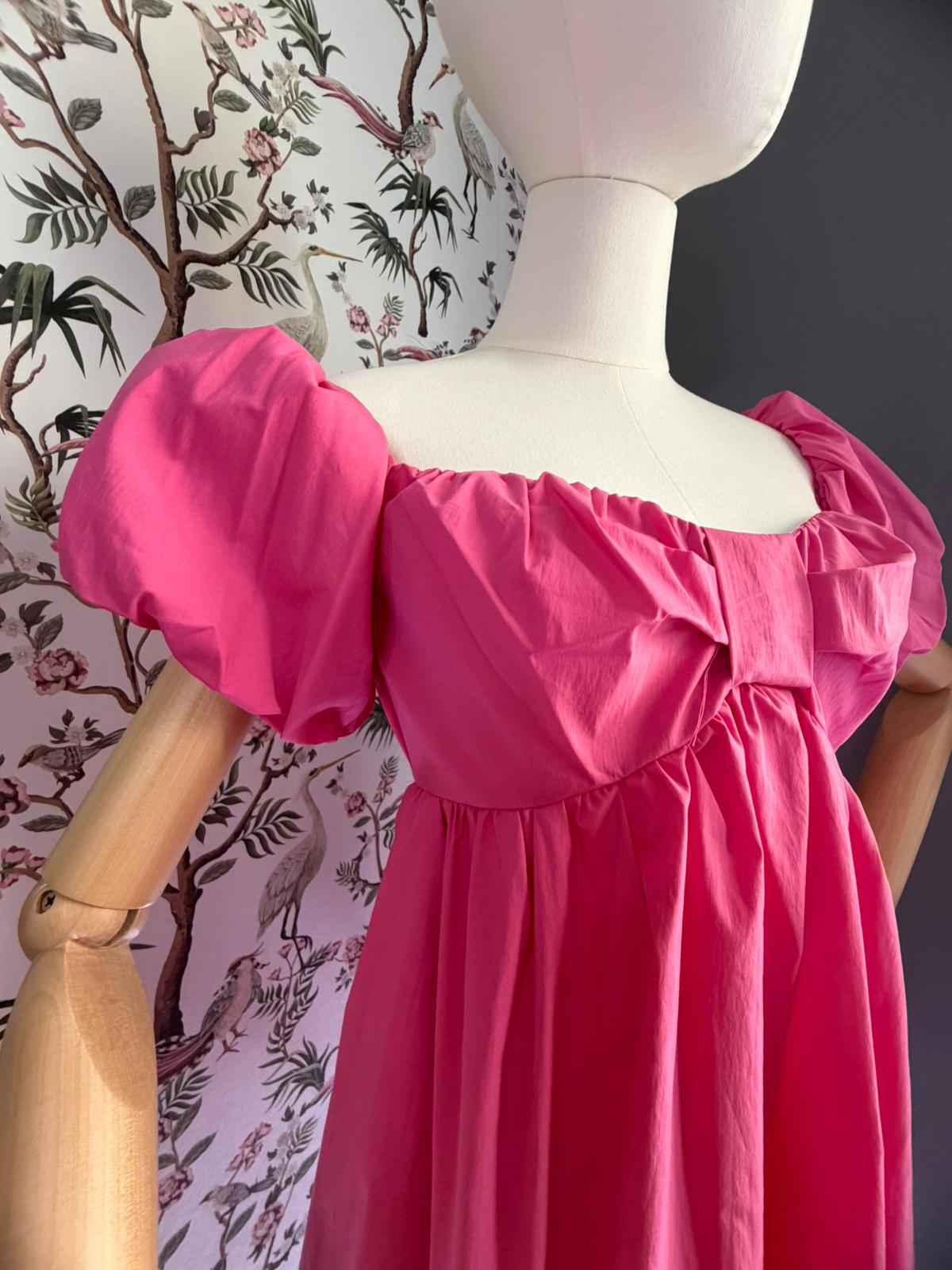 07-06-2026-44 Abito Baby Doll Rosa Bubble Please – Made in Italy - Image 1