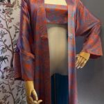 Completo Kimono e Top Danamé Turchese e Arancio